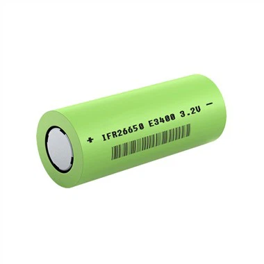 26650 3.2V3400mAh LiFePO4 akuelement
