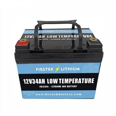 Madala temperatuuriga 12V 34AH LiFePO4 aku
